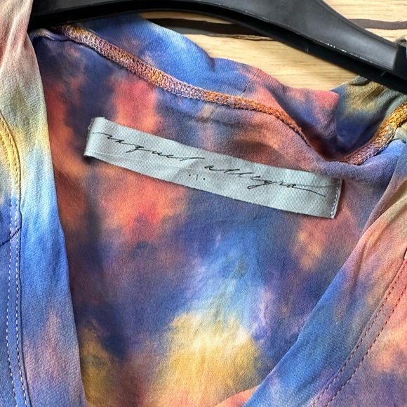 Raquel Allegra - Rainbow Tie Dye Raglan Blouse - Silk - 1/S - Picture 6 of 12